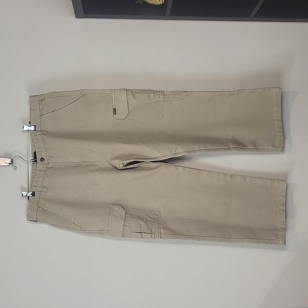 STANLEY Workwear Khaki Flannel Lined Utility Cargo Pants - 40x30
